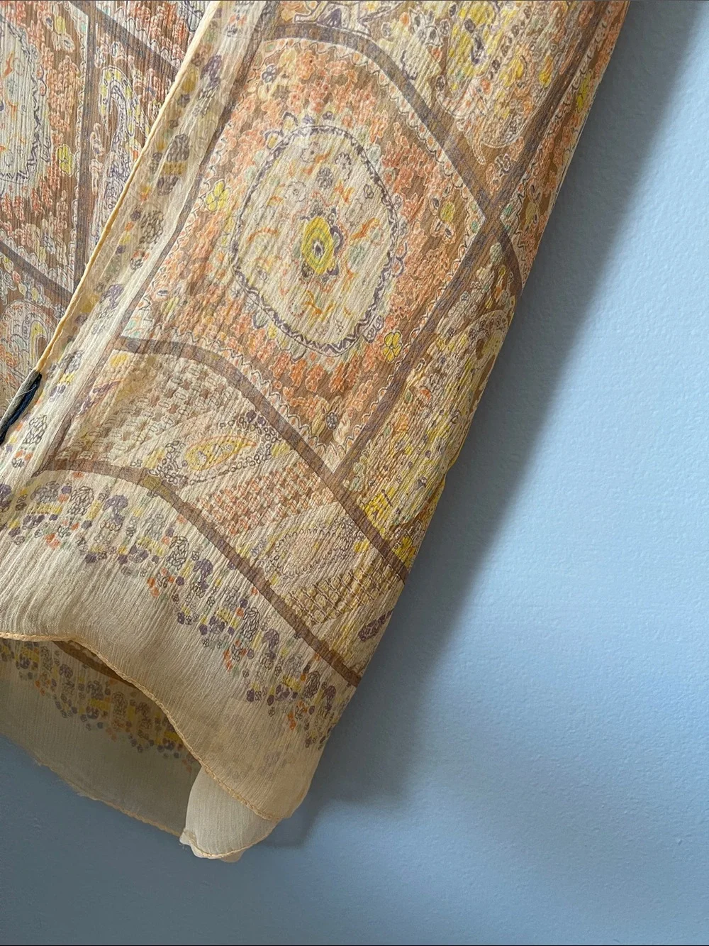 Pierre Cardin and one more chiffon Vintage Scarfs - 2